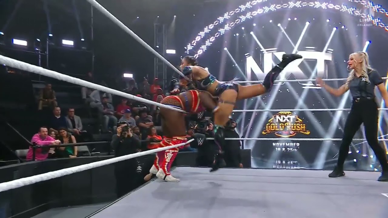 WWE NXT KELANI JORDAN VS TYRA MAE STEELE 11/04/25