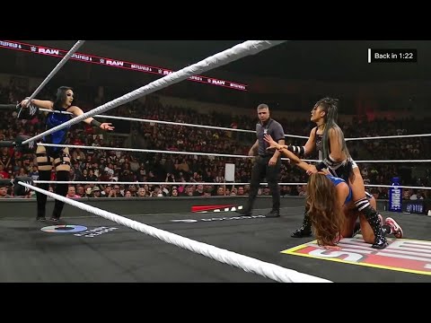 Roxanne Perez & Raquel Rodriguez VS Nikki Bella & Stephanie Vaquer 2/2