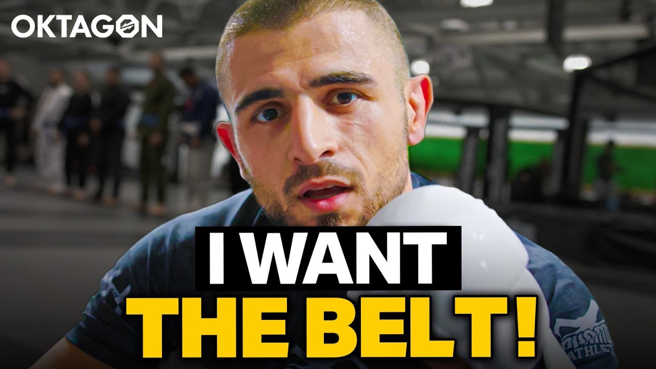 WALID: I want a title shot! I want ZHUMAGULOV! | Unlocked #1 | OKTAGON 75 background