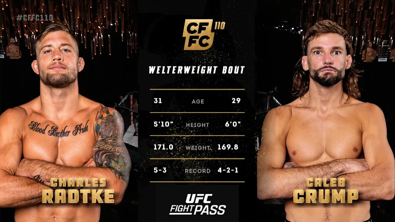 CFFC 110: Charles Radtke vs Caleb Crump | July 14, 2022