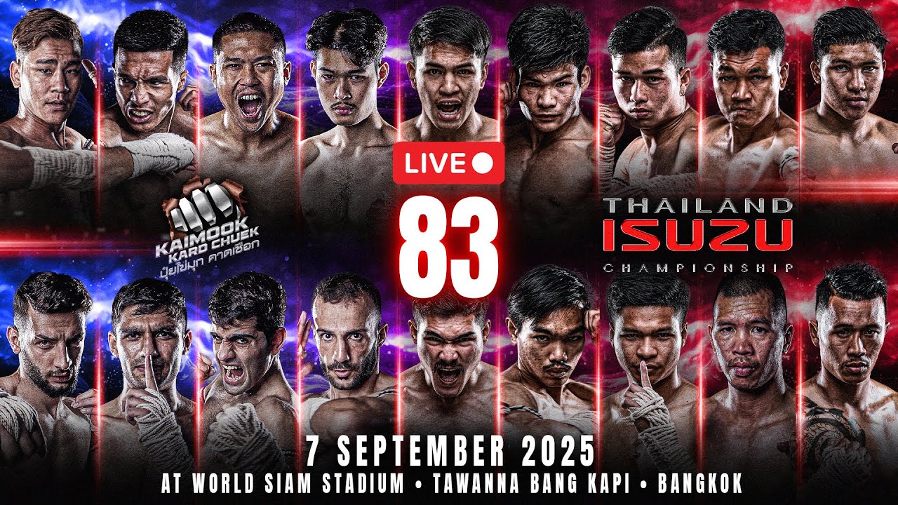 🔴 LIVE THAI FIGHT LEAGUE #83 | 7 September 2025 background