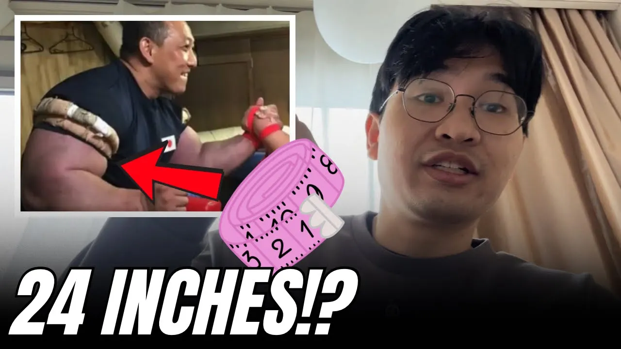 Armwrestling the Biggest Arms in Japan! backdrop