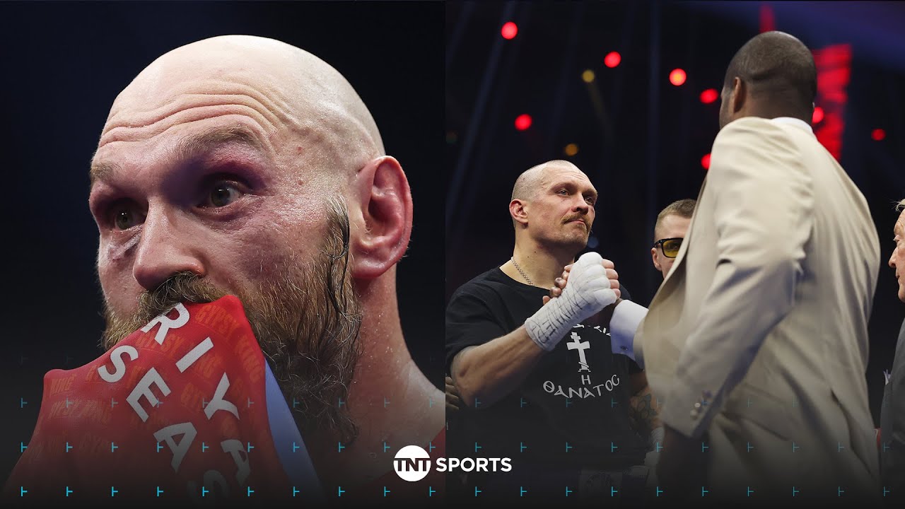 TYSON FURY LEFT THE RING! 😳 Fury was not happy after Dubois stormed the ring #UsykFury2 🇸🇦 background