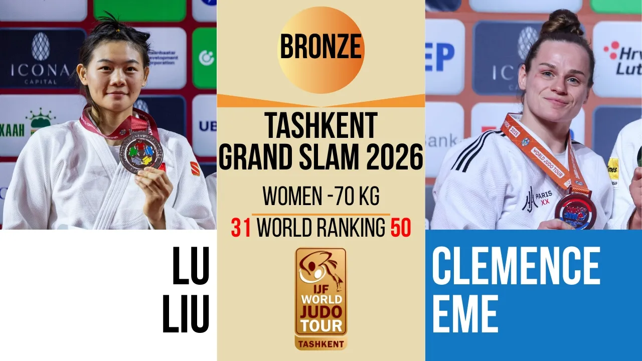 Lu LIU VS Clemence EME | Tashkent Grand Slam 2026 | BRONZE -70 kg