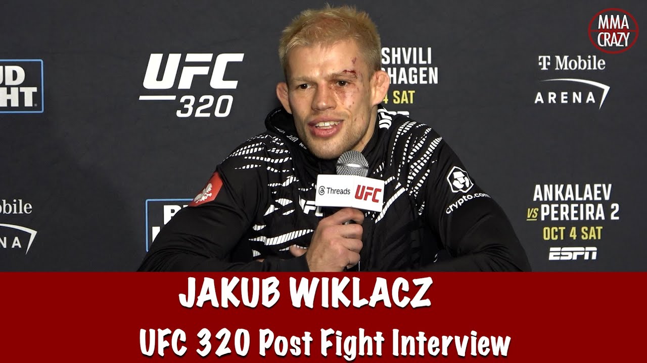 Jakub Wiklacz speaks on controversial win over Patchy Mix was confident he won | UFC 320