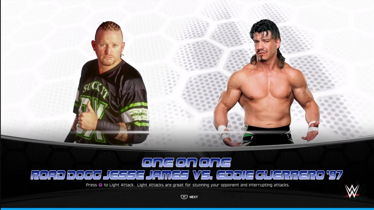 Road Dogg vs Eddie Guerrero. Smackdown. WWE 2K25