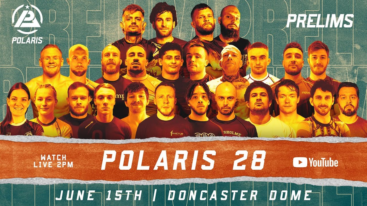 POLARIS 28 *LIVE & FREE* PRELIMS | 13 Submission Grappling Matches background
