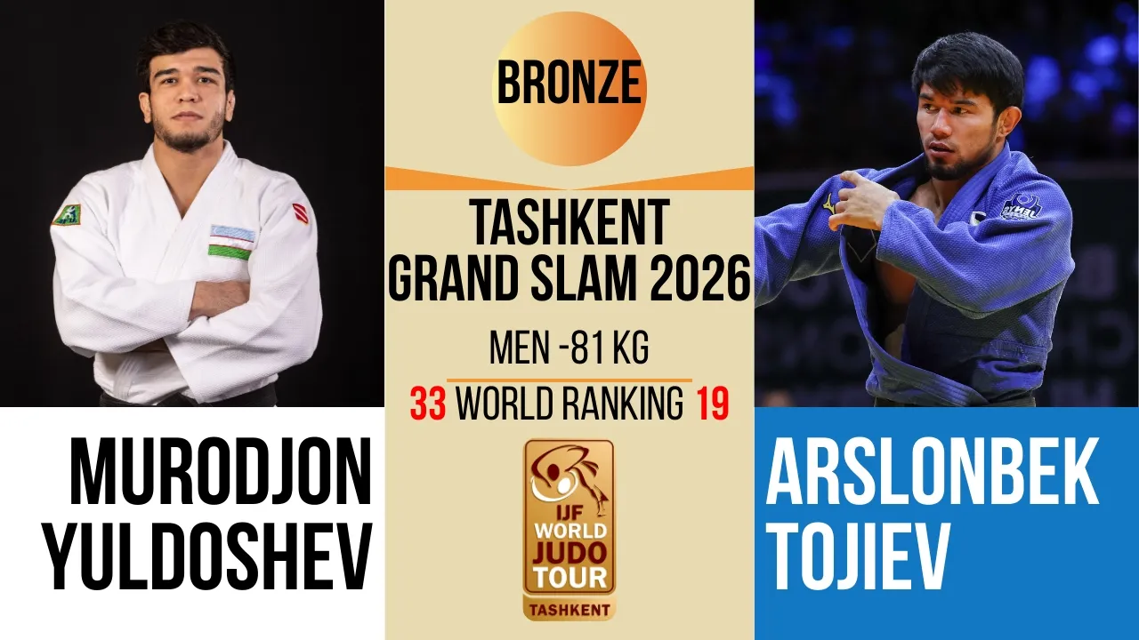 Murodjon YULDOSHEV VS Arslonbek TOJIEV | Tashkent Grand Slam 2026 | BRONZE -81 kg