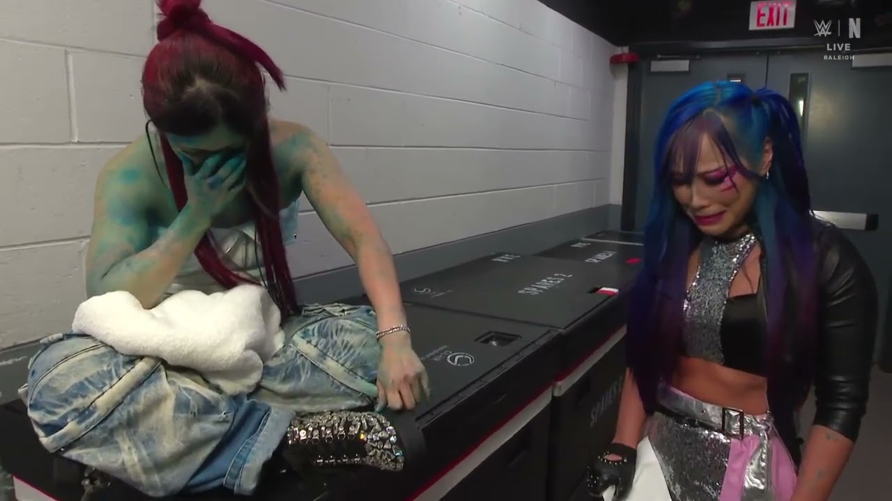 IYO Sky, Kairi Sane & Rhea Ripley Backstage Segments
