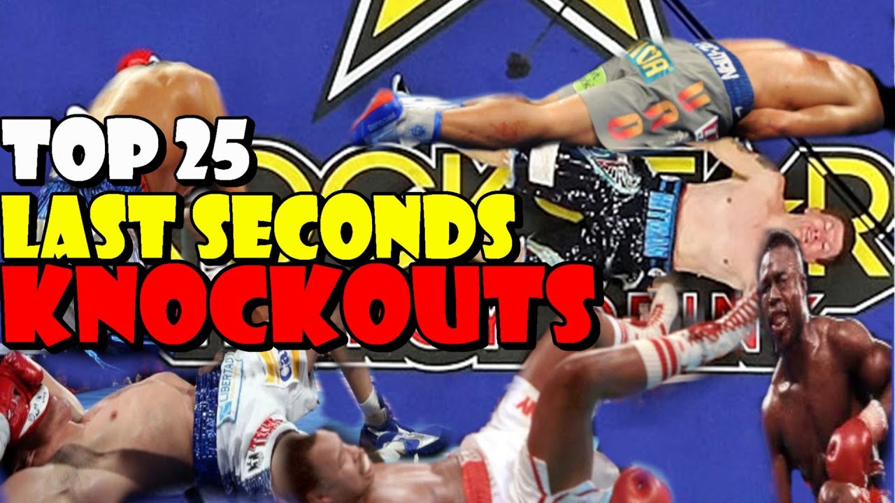 KNOCKED OUT BEFORE THE BELL:TOP 25 LAST SECONDS KNOCKOUTS IN BOXING HISTORY background