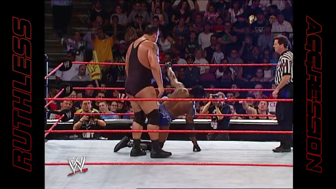 Booker T vs. Big Show | WWE RAW (2002)