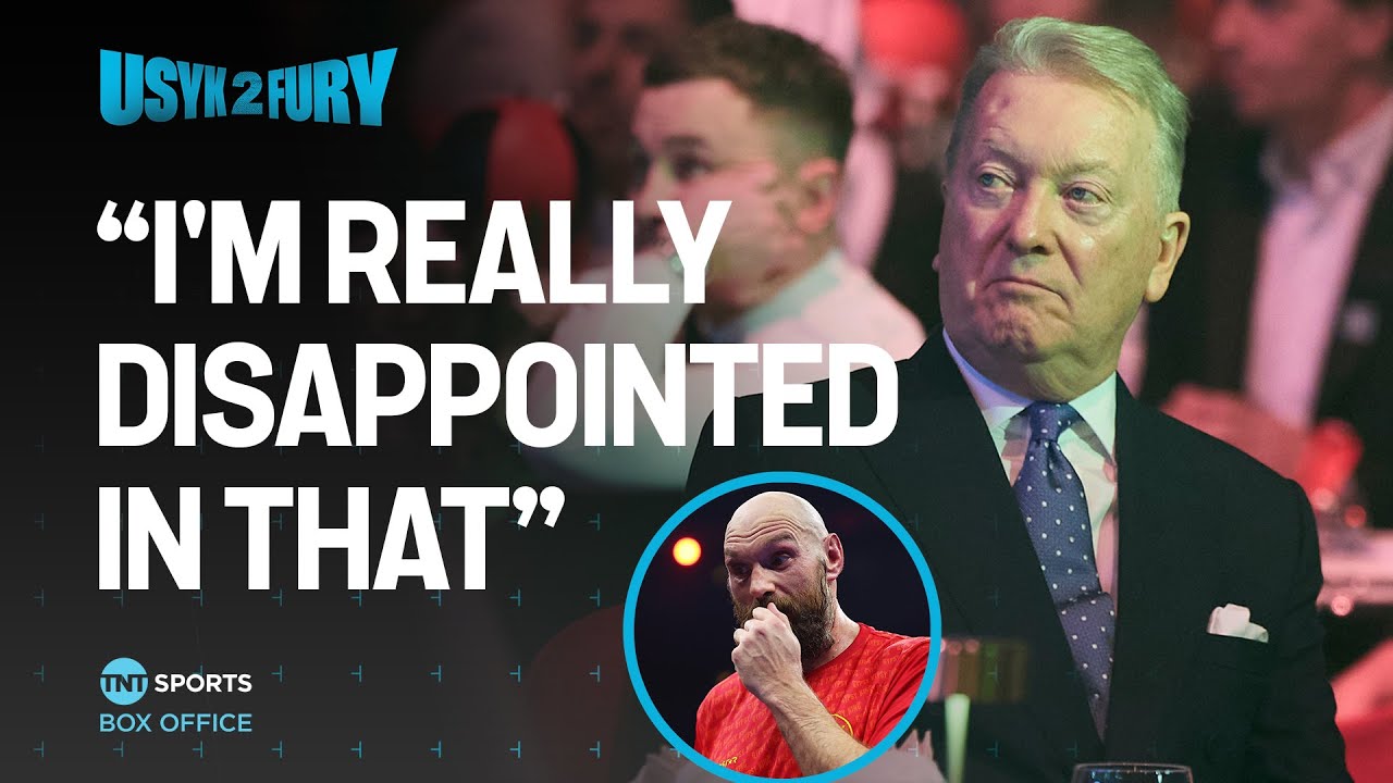 Frank Warren believes Tyson Fury was the true winner of the fight against Oleksandr Usyk 😳 background
