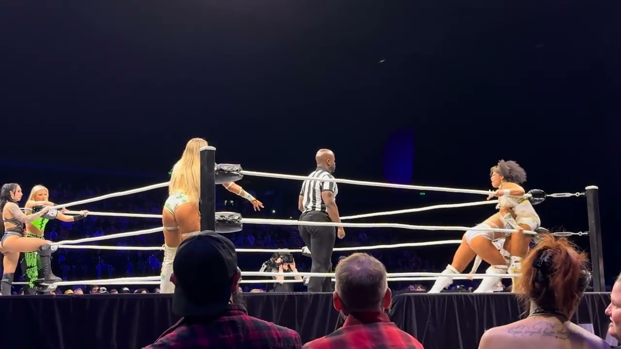 Babes of Wrath vs Sisters of Sin vs Megabad at AEW House Rules Brisbane