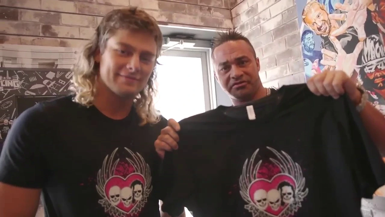 The Hart Foundation visit ProWrestlingTees.com background
