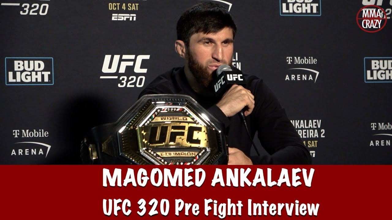 Magomed Ankalaev “Expect a more AGRESSIVE second fight” with Alex Pereira | UFC 320