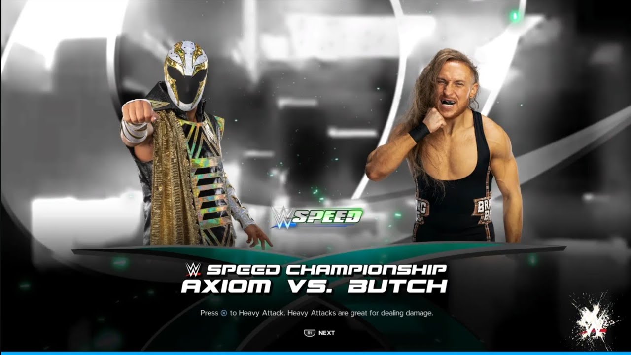 Axiom vs Butch. Speed Championship. WWE 2K24