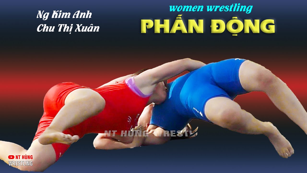 Vật Nữ - Kim Anh - Chu Thị Xuân . Giải nhì . Hội Phấn Động. backdrop