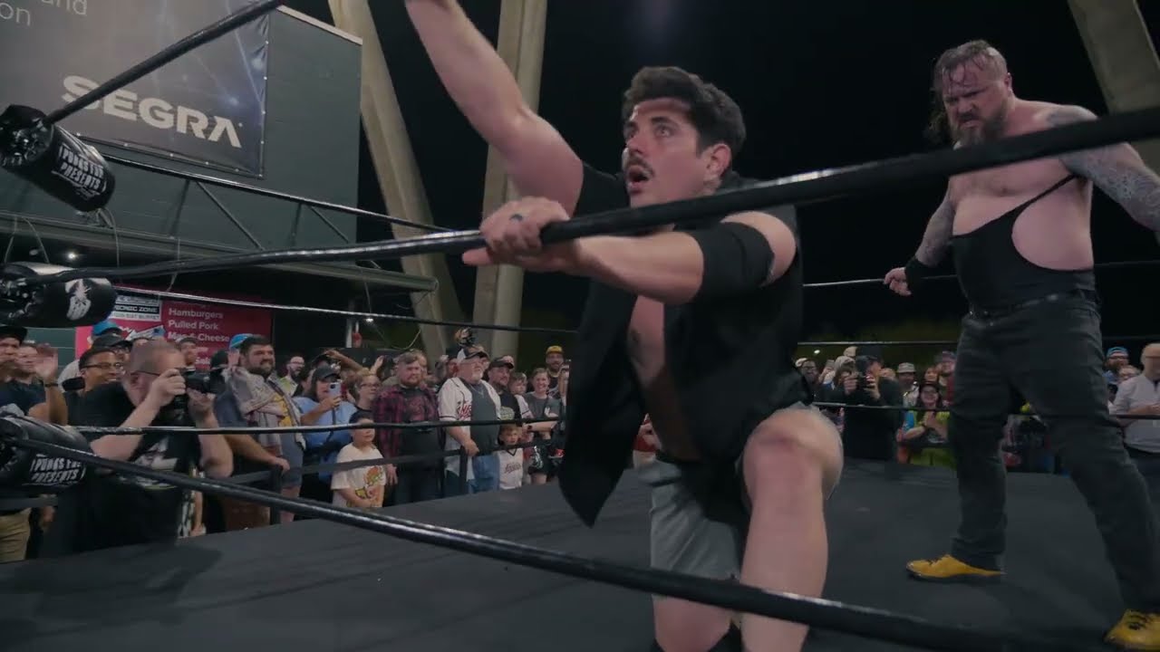 Timmy Danger & Sledge Gibson vs Leo Kirby & Nino Steel | #RVAPRO | 4/18/25 | Tag Team Match background