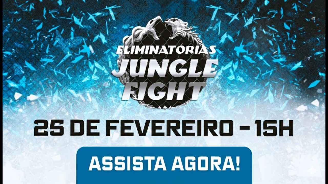 ELIMINATÓRIAS JUNGLE FIGHT - AO VIVO  - RIO DE JANEIRO