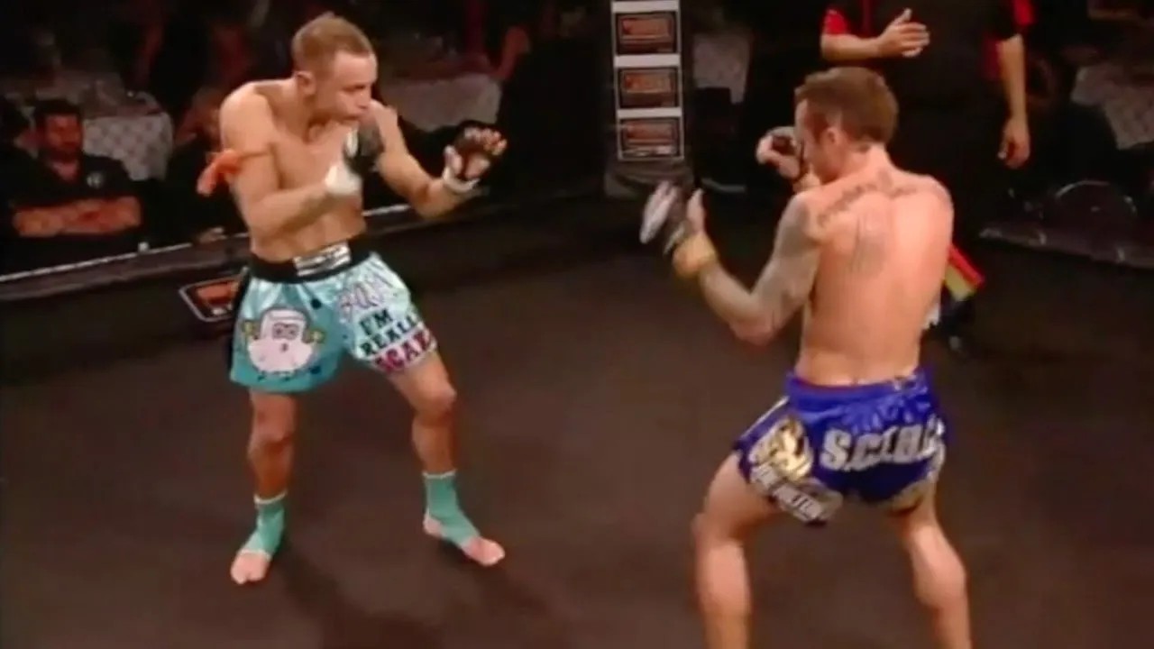 Aaron "TS2" Leigh Vs Brodie Stalder - Caged Muay Thai 1 backdrop