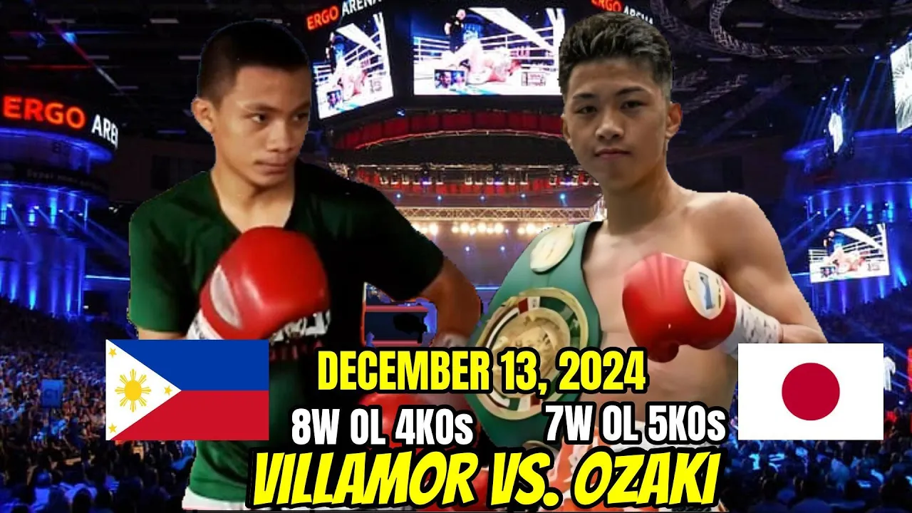 VILLAMOR vs OZAKI DEC 13 2024 UNDEFEATED FIGHT! HAPON 2X BAGSAK SA PINOY