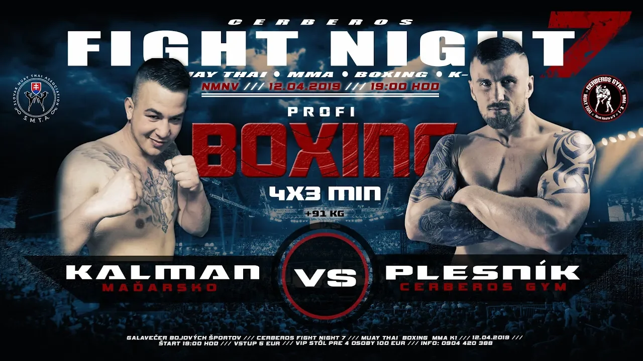 CFN7: PLESNIK vs KALMAN BOXING 12.04.2019 background