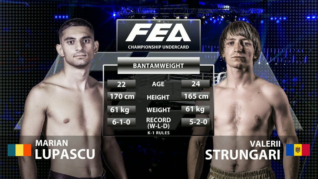 FREE FULL FIGHT | Bantamweight Bout, K-1 Rules.  Lupascu vs. Strungari. FEA CHAMPIONSHIP 29.11.2025.