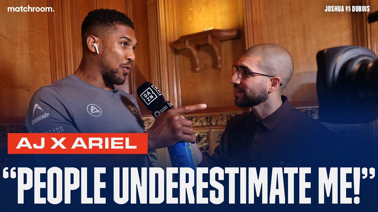 "I Have To Prove Myself, Dubois Will Test My Manhood!"- Anthony Joshua Tells Ariel Helwani background