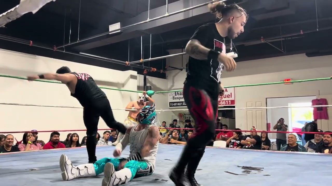LX3 Vs Bastian Leon vs Skyline Vs Arkangel Jr | Genesis Promotions | Houston, Texas background