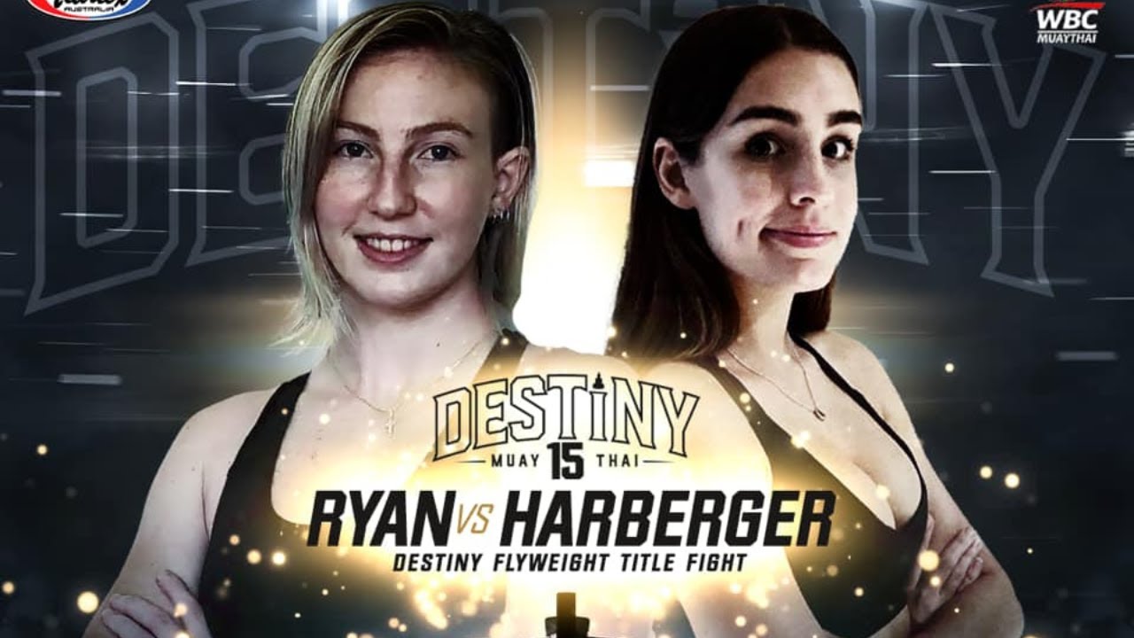 Callie Ryan Vs Erin Harberger - Destiny Muay Thai 15 background