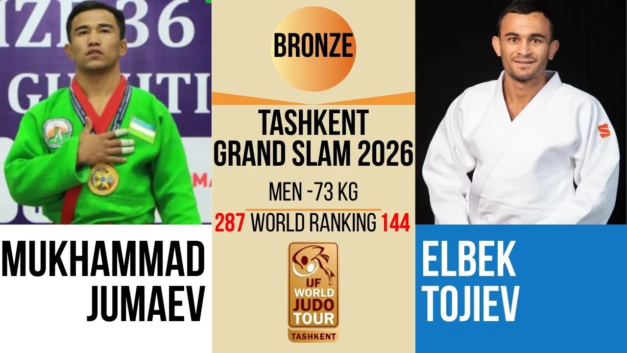Mukhammad JUMAEV VS Elbek TOJIEV | Tashkent Grand Slam 2026 | BRONZE -73 kg