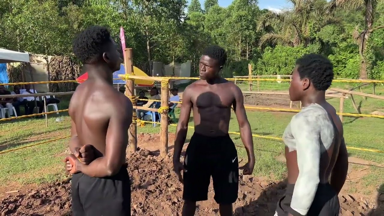 CHEST POWER SLAP BATTLE! Ugandan wrestling background
