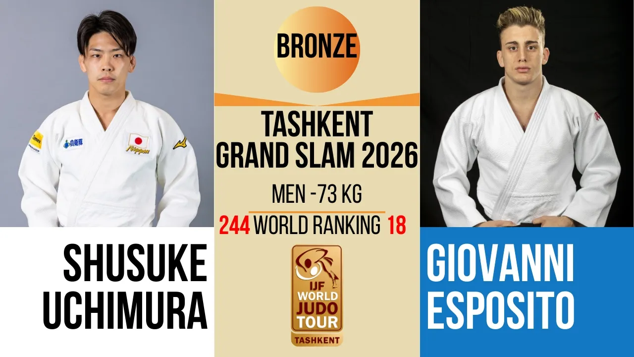 Shusuke UCHIMURA VS Giovanni ESPOSITO | Tashkent Grand Slam 2026 | BRONZE -73 kg