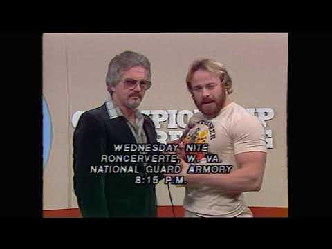 NWA Championship Wrestling Promos. Knoxville 1981 background