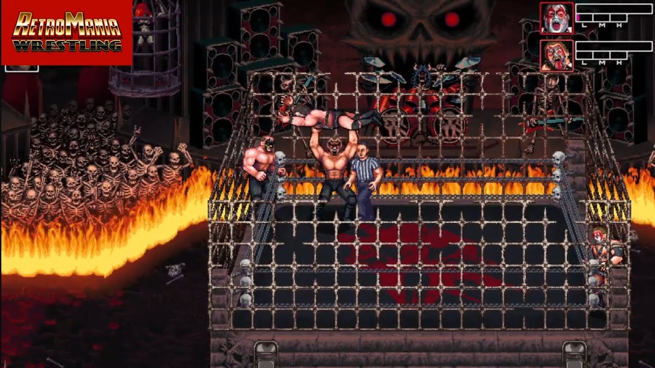The Road Warriors vs Demolition. Hells Cage Match. RetroMania Wrestling