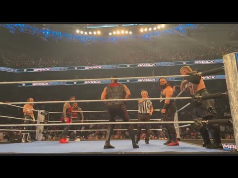 New Bloodline vs OG Bloodline Full Match - WWE Smackdown 1/3/25 background