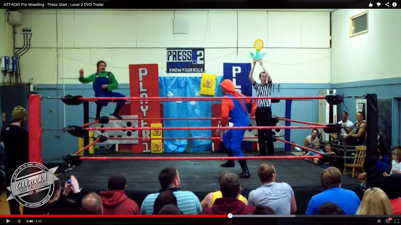 ATTACK! Pro Wrestling - Press Start : Level 2 DVD Trailer