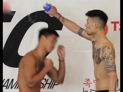 Spits On Him. Keeps Disrespecting... His Karma Was A Concussion.