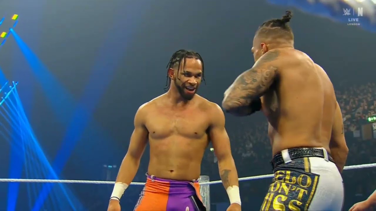 WWE SMACKDOWN CARMELO HAYES VS LEON SLATER 01/16/26