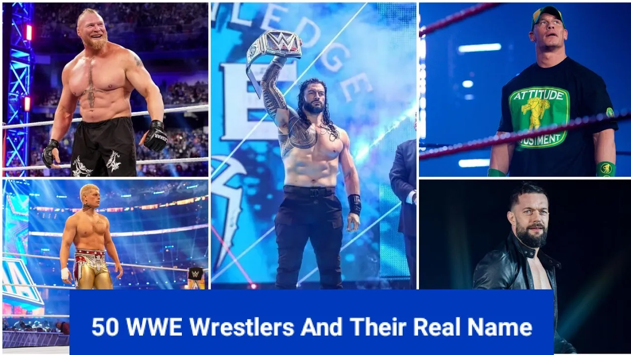 | 50 WWE Wrestlers And Their Real Name |