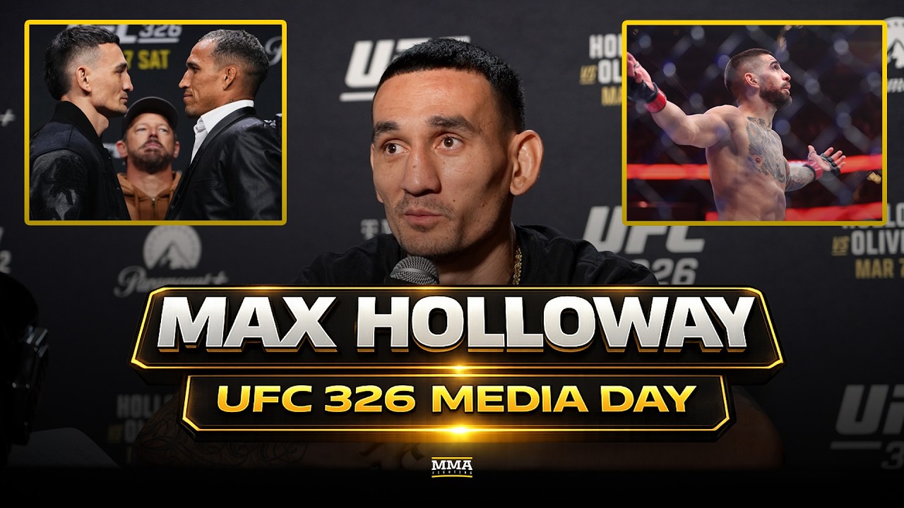 Max Holloway Talks Charles Oliveira Rematch At UFC 326, Ilia Topuria, More | UFC 326 | MMA Fighting