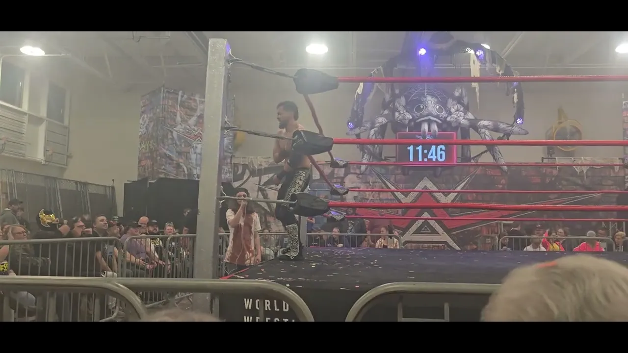 Wwa halloween hell leitchfield ky 10 25 25 tyler Santos vs Michael kaiden 