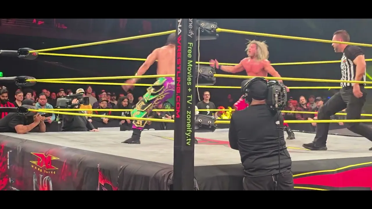 Tna nick nemeth & eddy Edward's vs Leon slater mike Santana nashville tn the pinnacle 2 13 26 