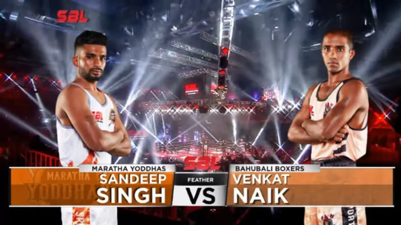 Sandeep Singh v/s Venkat Naik | Maratha Yoddhas v/s Bahubali Boxers