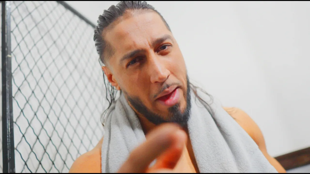 Mustafa Ali over EVERTHING background