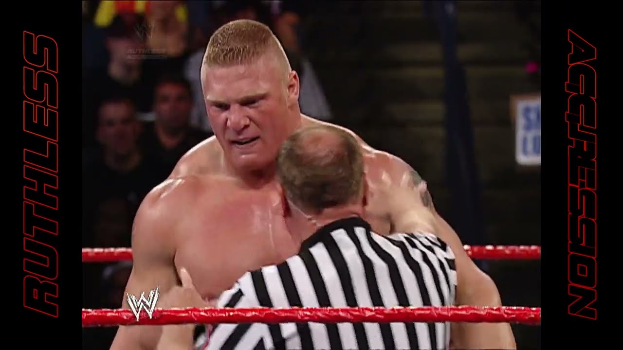 Brock Lesnar vs. Booker T | WWE RAW (2002)