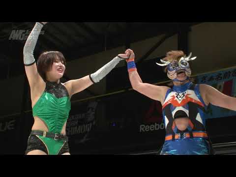 2020.12.13 ACT大阪大会 noki-A&三浦亜美(Tormentas)がAWGタッグ王座決定トーナメント2回戦突破!三浦亜美のバックステージコメントも公開