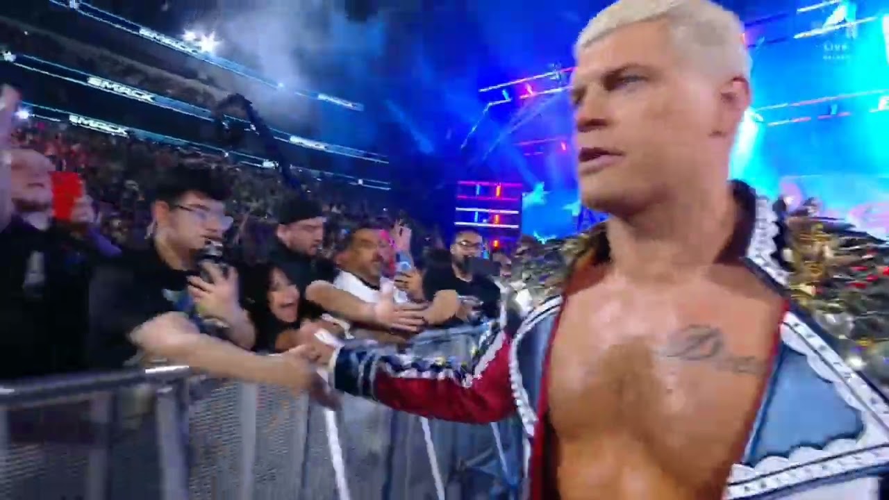 WWE SMACKDOWN SAMI ZAYN VS JACOB FATU VS CODY RHODES 02/13/26