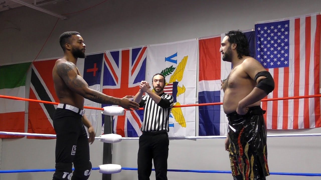 Tahir James vs. Anthony Gangone (New Age Wrestling) background
