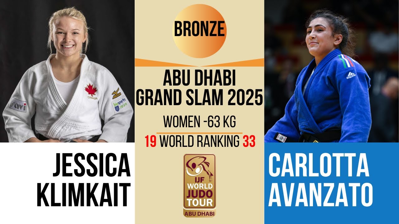 Jessica KLIMKAIT VS Carlotta AVANZATO | Abu Dhabi Grand Slam 2025 | BRONZE -63 kg